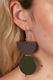 Beach Bistro - Green Paparazzi  Earrings