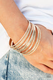 Circlet Circus - Gold Paparazzi Bracelet