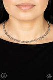 Urban Underdog - Silver Paparazzi Choker Necklace