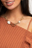 Sonoran Solo - White Paparazzi Necklace