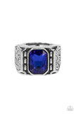 Metro Magnate - Blue Men Paparazzi Ring
