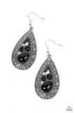 Nautical Daydream - Black Paparazzi Earrings