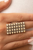 Pack Your SADDLEBAGS - White Long Ring