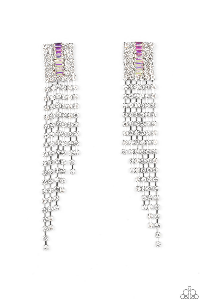 A-Lister Affirmations - Multi Paparazzi Glittery Earrings