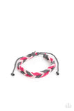 Travel Mode - Pink Adjustable Paparazzi Bracelet