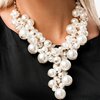 Flawless ~ 2022 ~ Paparazzi Zi Collection Imperfect Iridescence White Pearls Necklace