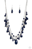 Flirty Flood - Blue Paparazzi Necklace