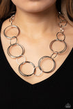 Shimmering Symphony - Silver Paparazzi Necklace