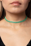 Grecian Grace - Green Paparazzi Wreath like Necklace