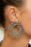 Firework Fanfare - Multi Paparazzi Large Earrings
