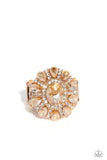 GLIMMER and Spice - Gold Paparazzi  - Ring