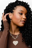 Roadside Romance - Gold Paparazzi Heart Necklace