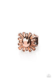 Starburst Season - Copper Paparazzi Ring