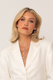 Lustrous Layers - White Paparazzi Necklace