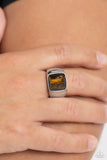 Earthy Envy - Brown Men Ring