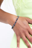 Emerald Ensemble - Multi Paparazzi Emerald Cut Gem Bracelet
