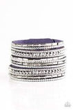 Wham Bam Glam - Blue Paparazzi Wrap Bracelet
